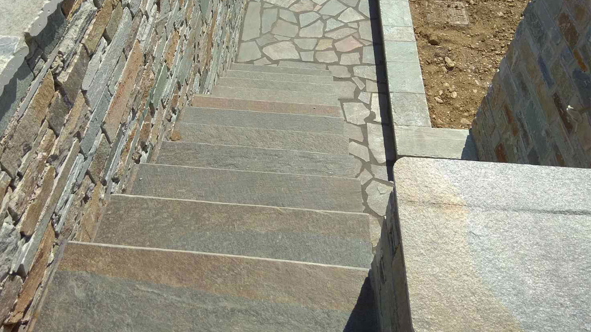 Karystos stones Treads & Stair Rises
